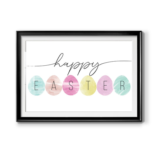 Happy Easter - Modern Framed Art Print