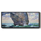 The Manneport, Seen from Below, 1883 - Floater Framed Canvas Print