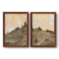 Hillside Walking Path III - Premium Framed Canvas 2 Piece Set - Ready to Hang