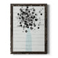 Bouquet of Black & White - Premium Canvas Framed in Barnwood - Ready to Hang