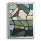 Multicolor Stained Glass II - Modern Framed Canvas Print