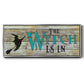 The Witch is in - Floater Framed Canvas Print