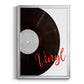 Vinyl - Modern Framed Canvas Print