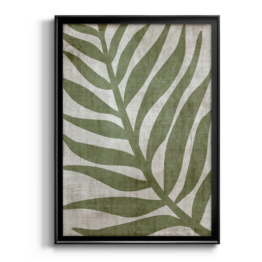 Island Greenery I - Modern Framed Canvas Print