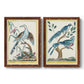 Pastel Birds V - Premium Framed Canvas 2 Piece Set - Ready to Hang