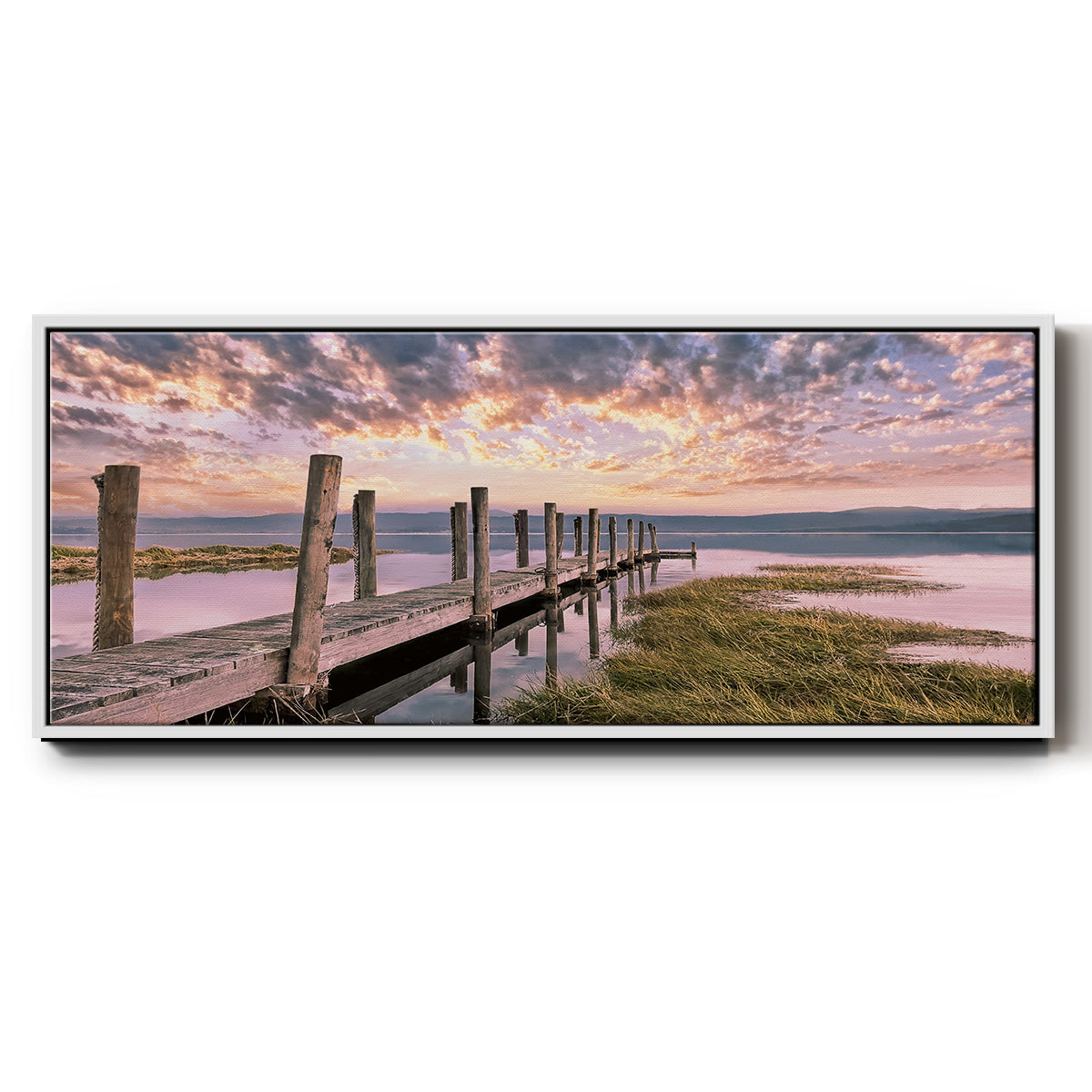 Sky - Floater Framed Canvas Print