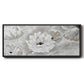 Silver Sun Garden - Floater Framed Canvas Print