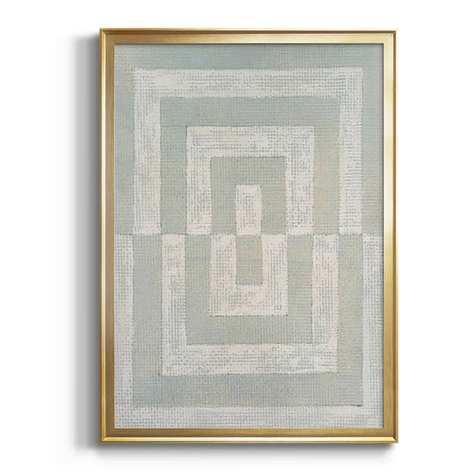 Inner Hall II - Modern Framed Canvas Print