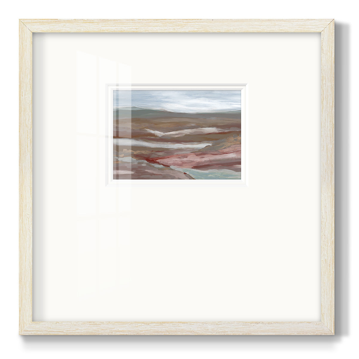 Valley of Fall Premium Framed Print Double Matboard