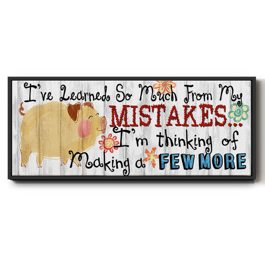 I've Learned - Floater Framed Canvas Print