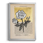 Floral Diary II - Modern Framed Canvas Print