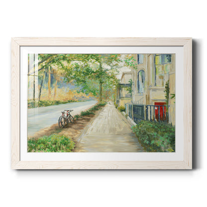 Sunny Side Of The Street - Barnwood Framed Art Print