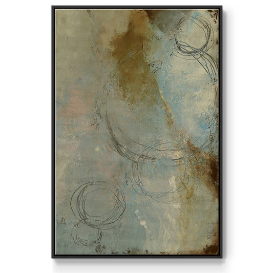 Zen Path I  Framed Premium Gallery Wrapped Canvas - Ready to Hang