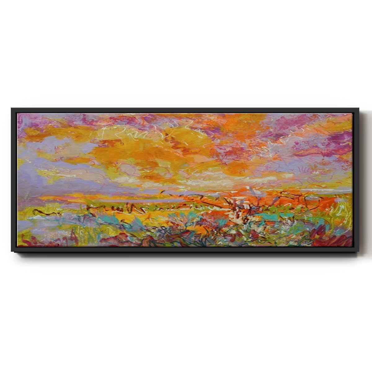 Radiance Remembered - Floater Framed Canvas Print