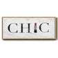 Chic - Floater Framed Canvas Print