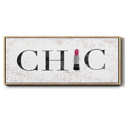 Chic - Floater Framed Canvas Print