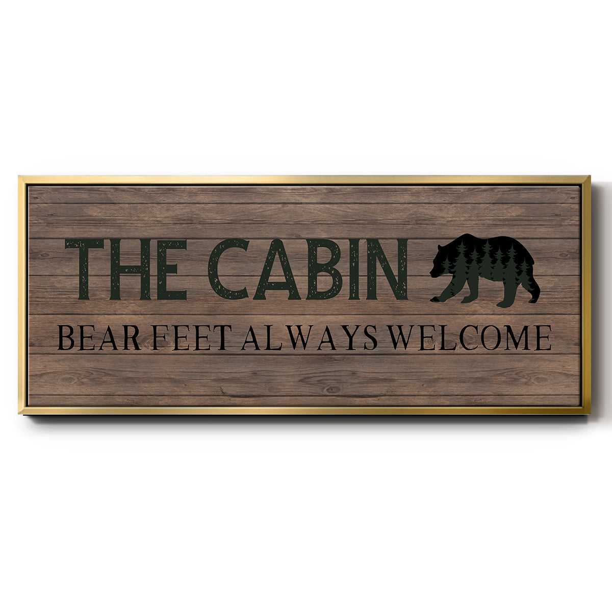 Bear Feet - Floater Framed Canvas Print