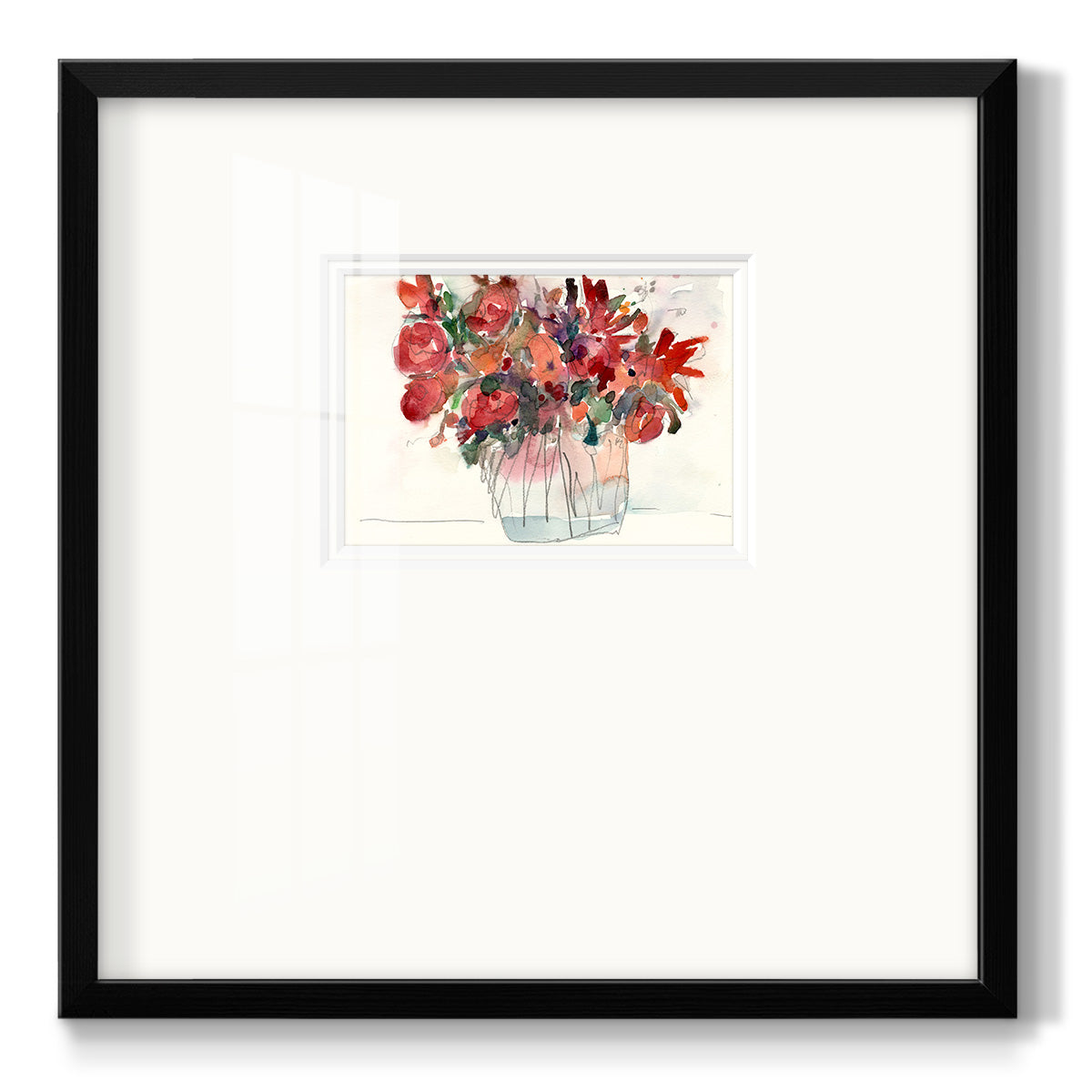 The Small Bunch I Premium Framed Print Double Matboard