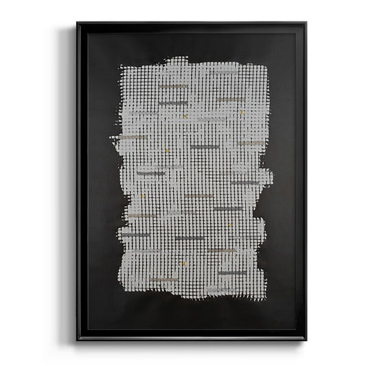 Bits & Bytes I - Modern Framed Canvas Print