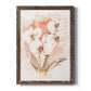 White and Coral Orchid I - Premium Canvas Framed in Barnwood - Ready to Hang