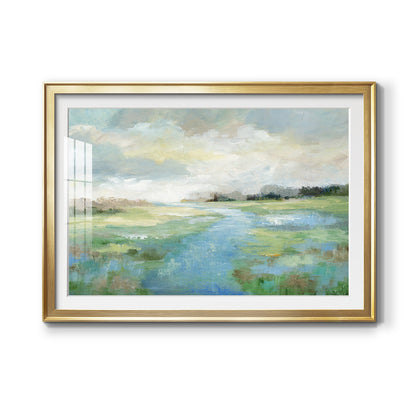 Winding Stream Premium Framed Print - Ready to Hang