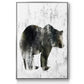 Bear Totem - Floater Framed Canvas Print