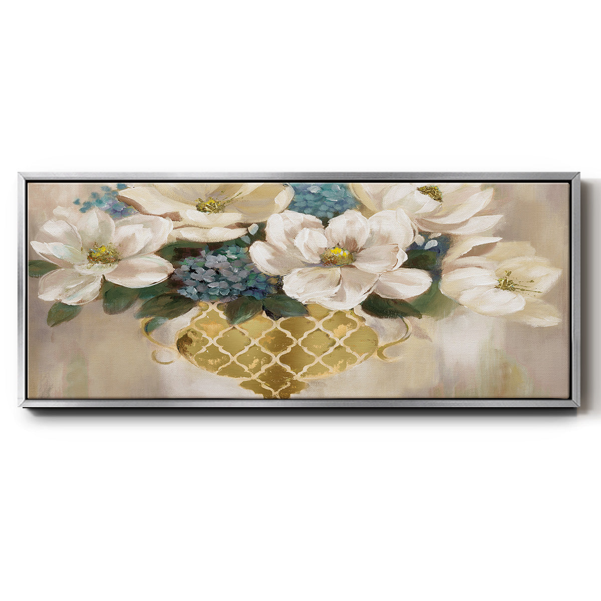 Southern Magnolia - Floater Framed Canvas Print