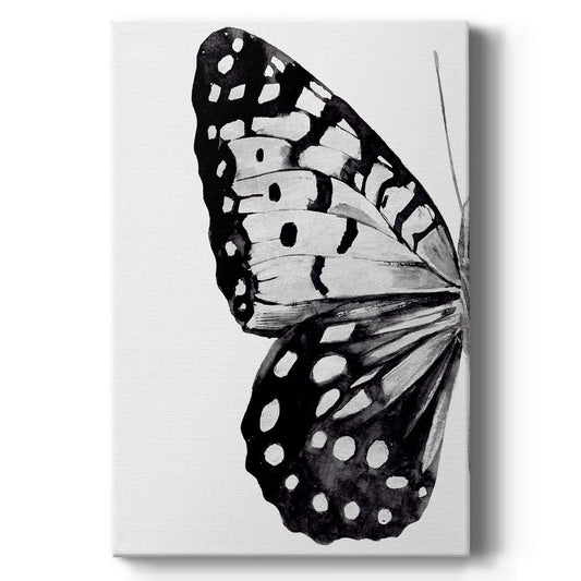 Monochrome Wings I Premium Gallery Wrapped Canvas - Ready to Hang