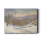 Evening Snowfall - Premium Gallery Wrapped Canvas  - Ready to Hang