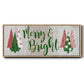 Merry & Bright - Floater Framed Canvas Print