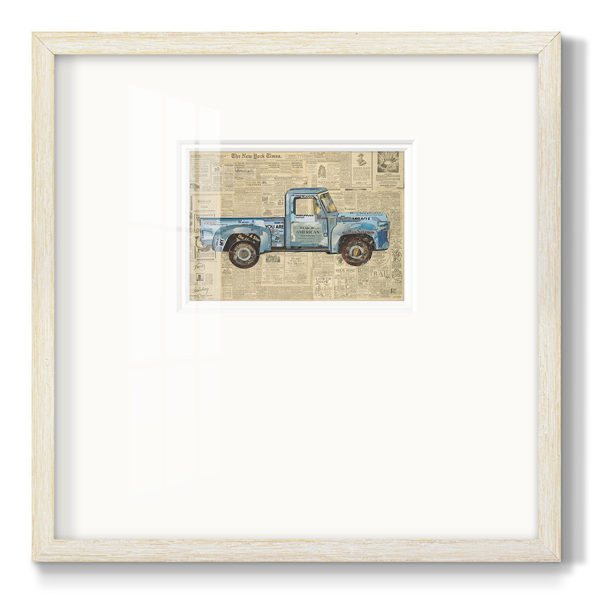 George’s ’53 Ford- Premium Framed Print Double Matboard