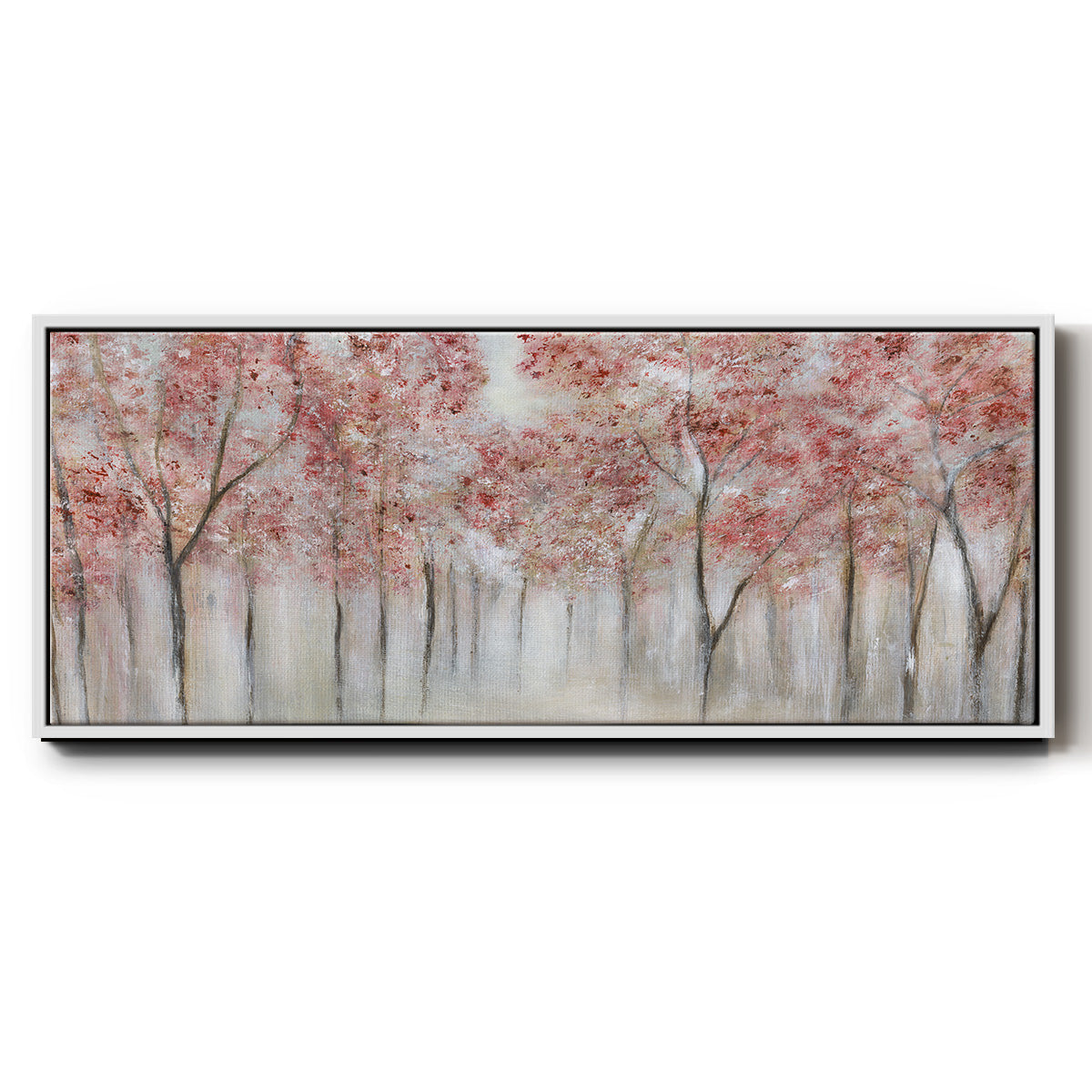 Blushing Spring - Floater Framed Canvas Print