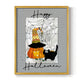 Happy Halloween Pumpkin - Restickable Framed Art Print