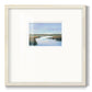 Coastal Plains I - Double Matboard Framed Print