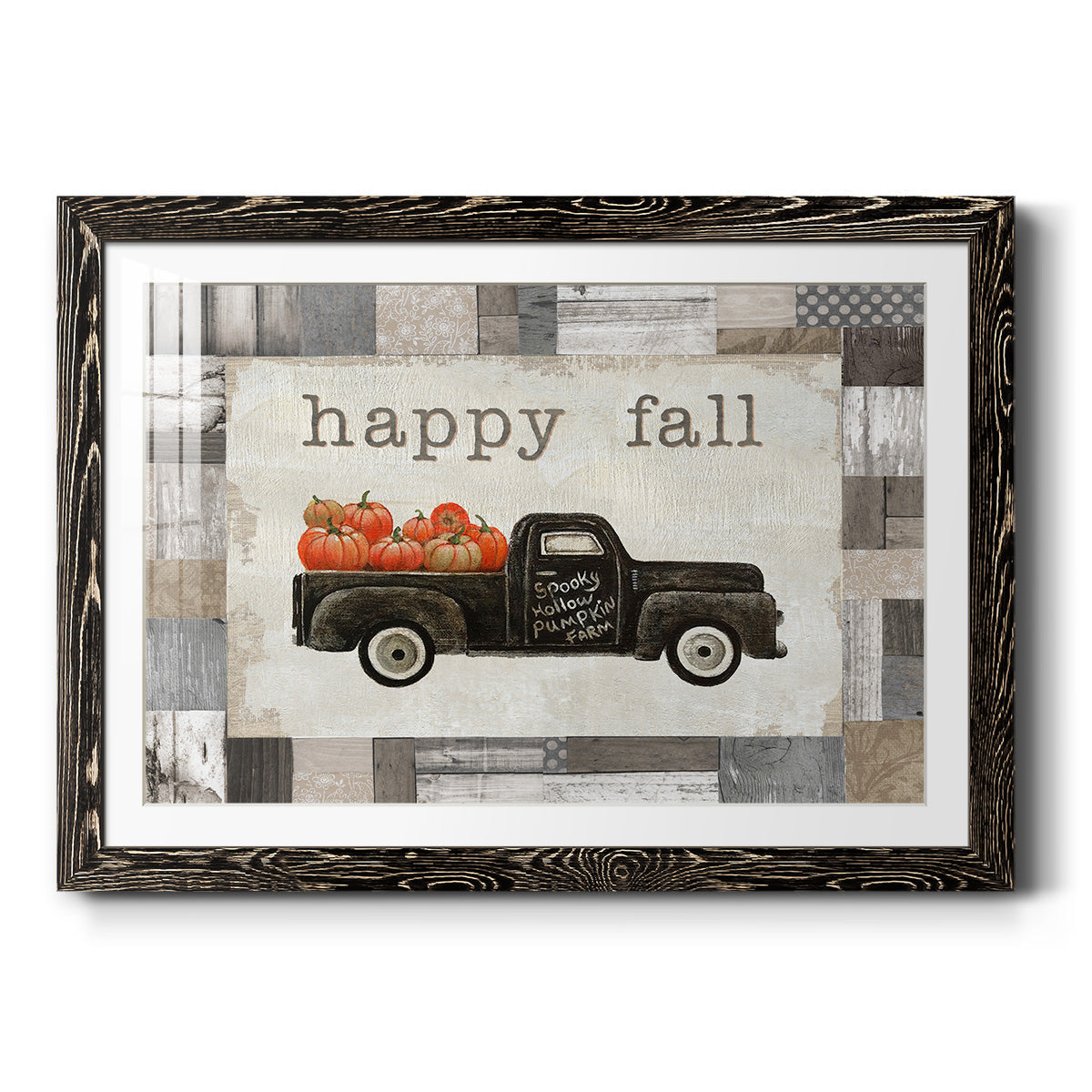 Spooky Hollow Farm - Barnwood Framed Art Print