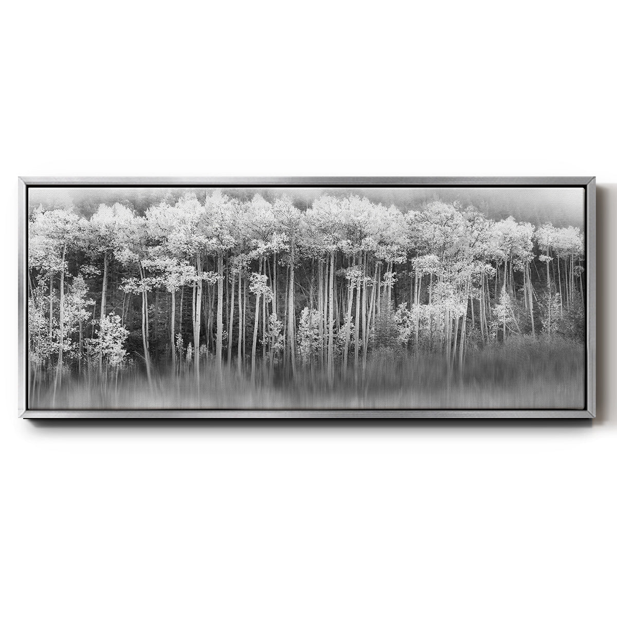 Dreamy Aspen - Floater Framed Canvas Print