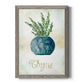 Potted Thyme - Barnwood Framed Canvas Print