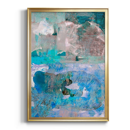 Impasto IV - Modern Framed Canvas Print