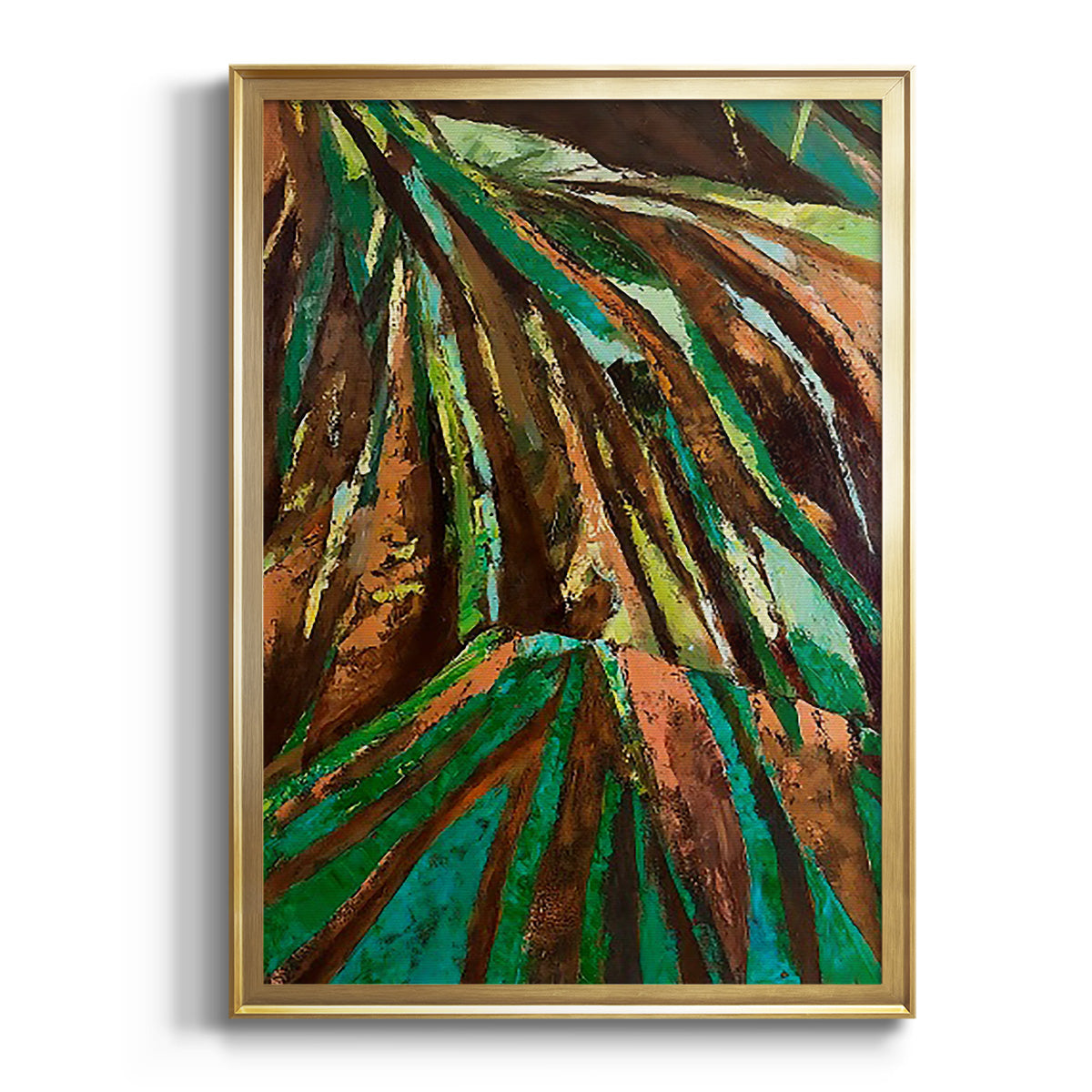 Las Palmas II - Modern Framed Canvas Print