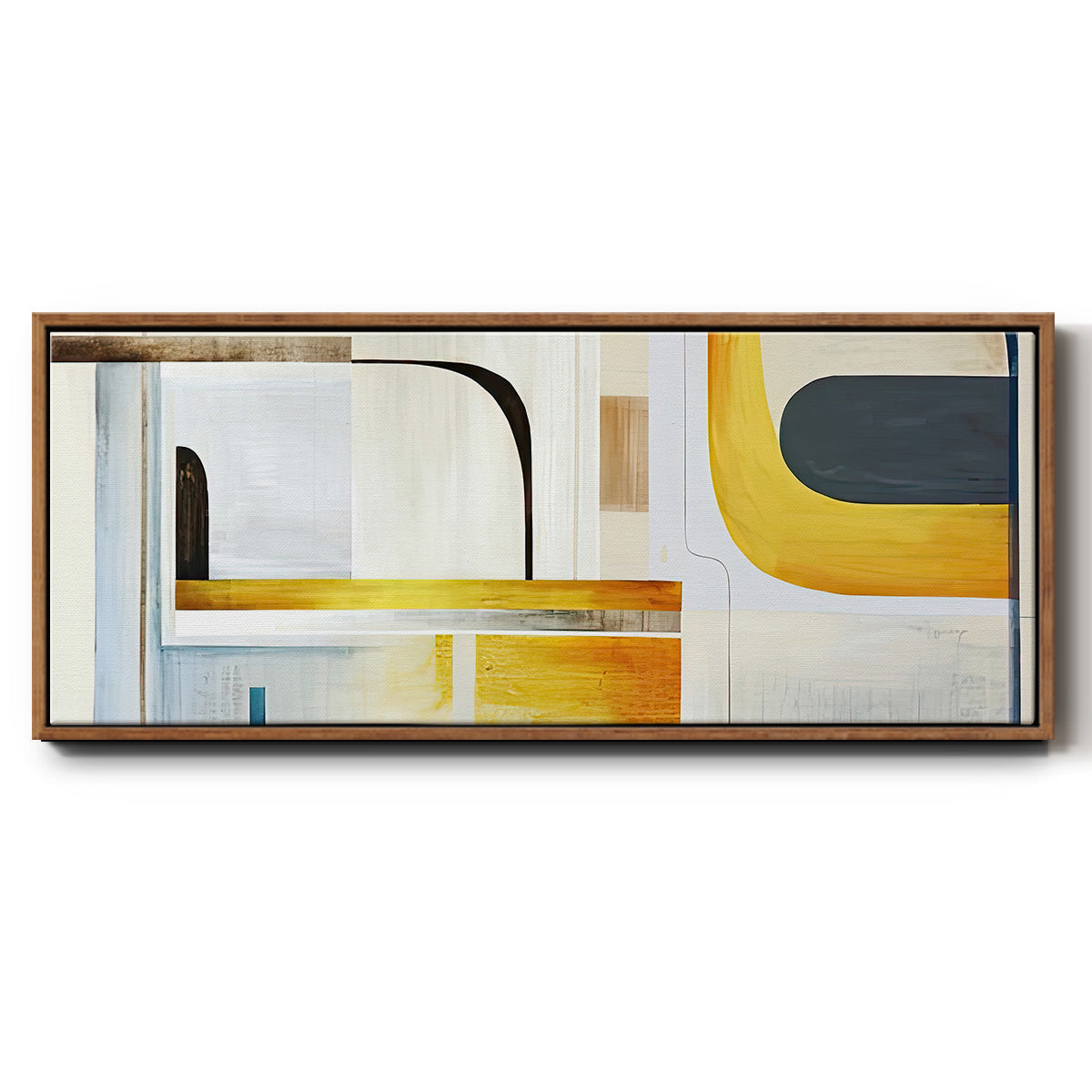 Turnabout - Floater Framed Canvas Print