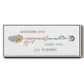 Wishing Arrow - Floater Framed Canvas Print