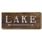 To the Lake - Floater Framed Canvas Print