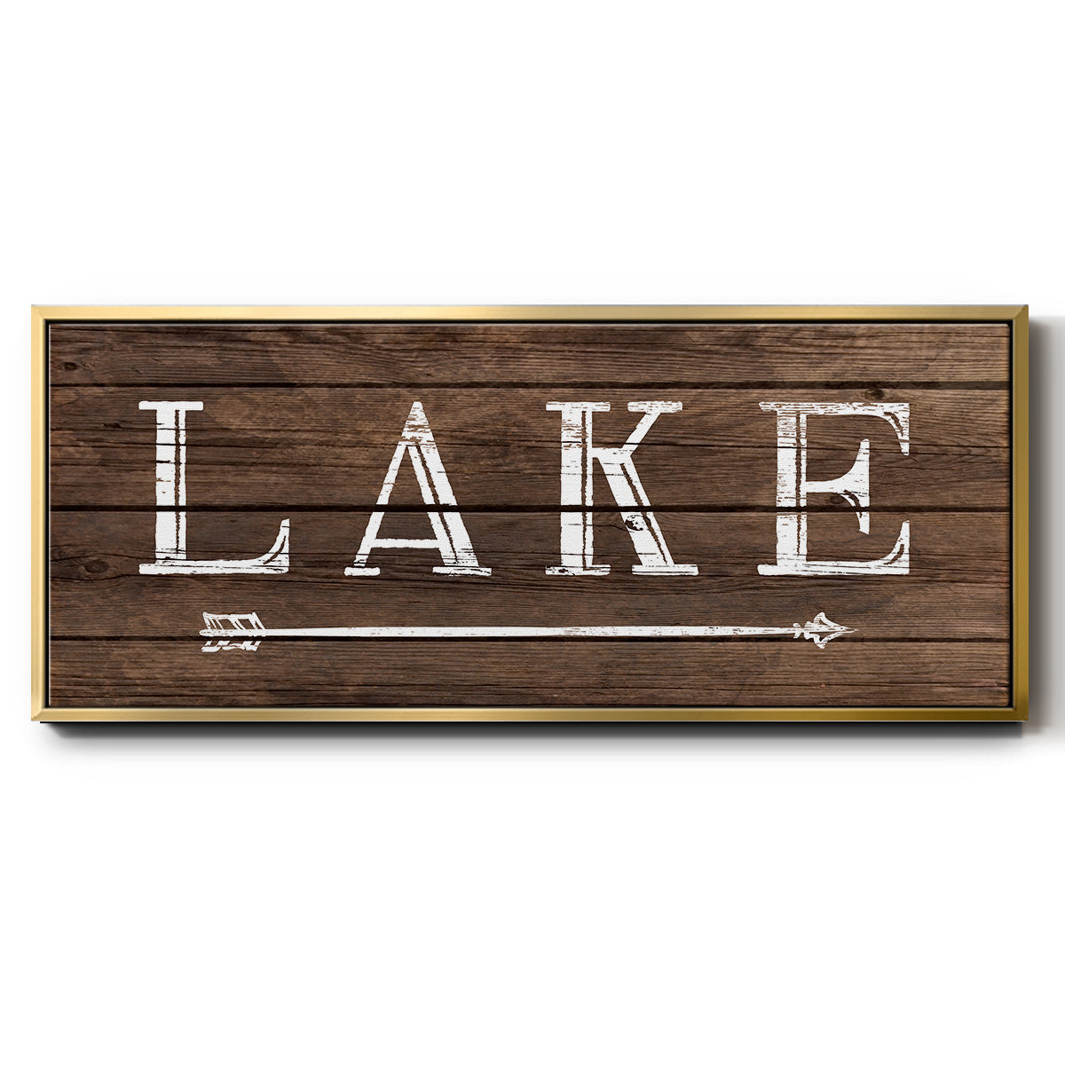 To the Lake - Floater Framed Canvas Print