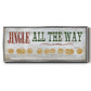 Jingle All the Way - Floater Framed Canvas Print