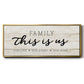 This is Us - Floater Framed Canvas Print