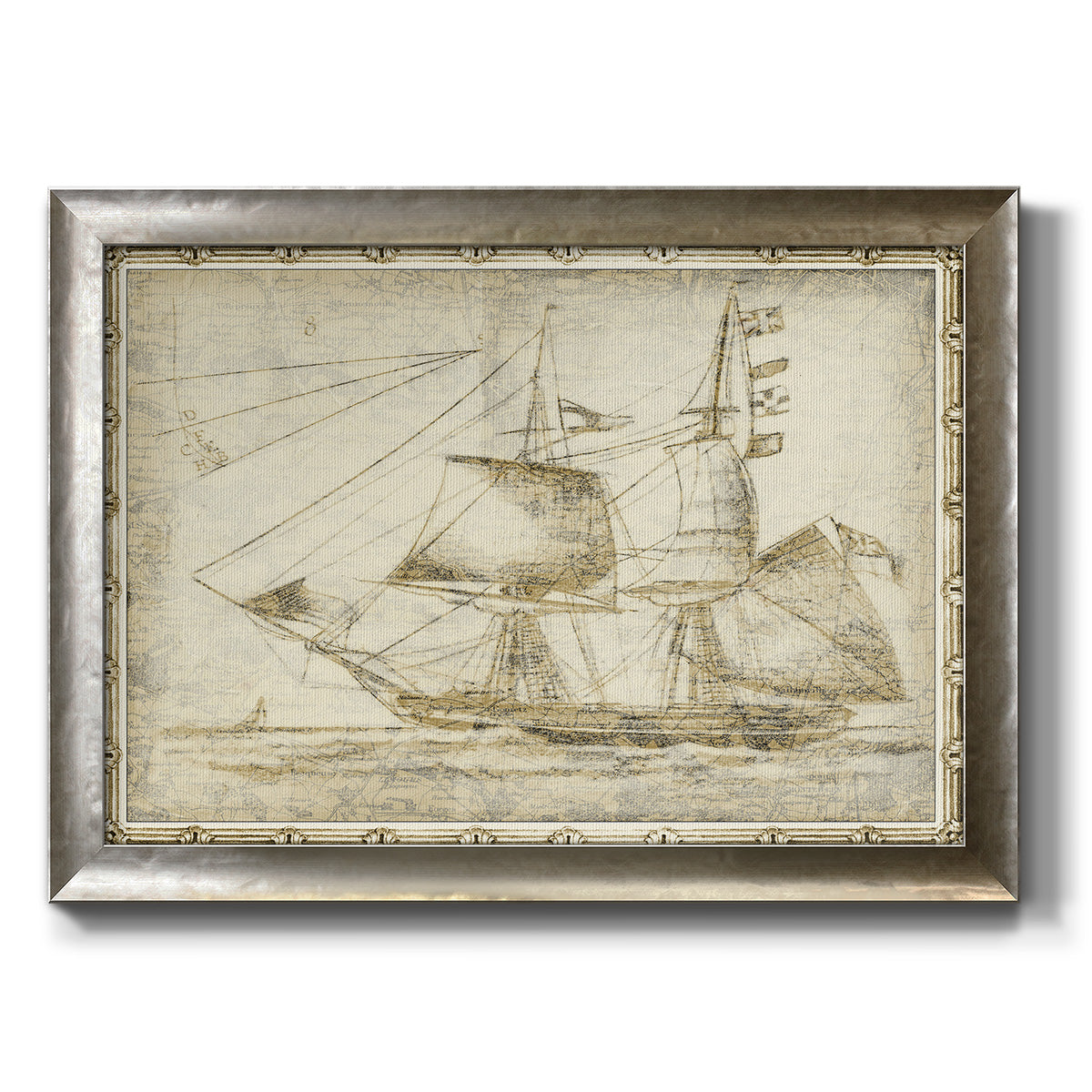 Ghost Ship II Premium Framed Canvas- Ready to Hang