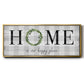 Home is Our Happy Place - Floater Framed Canvas Print