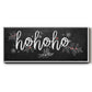 Ho Ho Ho - Floater Framed Canvas Print