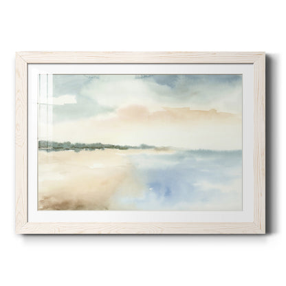 Simple Sea - Barnwood Framed Art Print