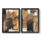 Retro Vibe I - Premium Framed Canvas 2 Piece Set - Ready to Hang